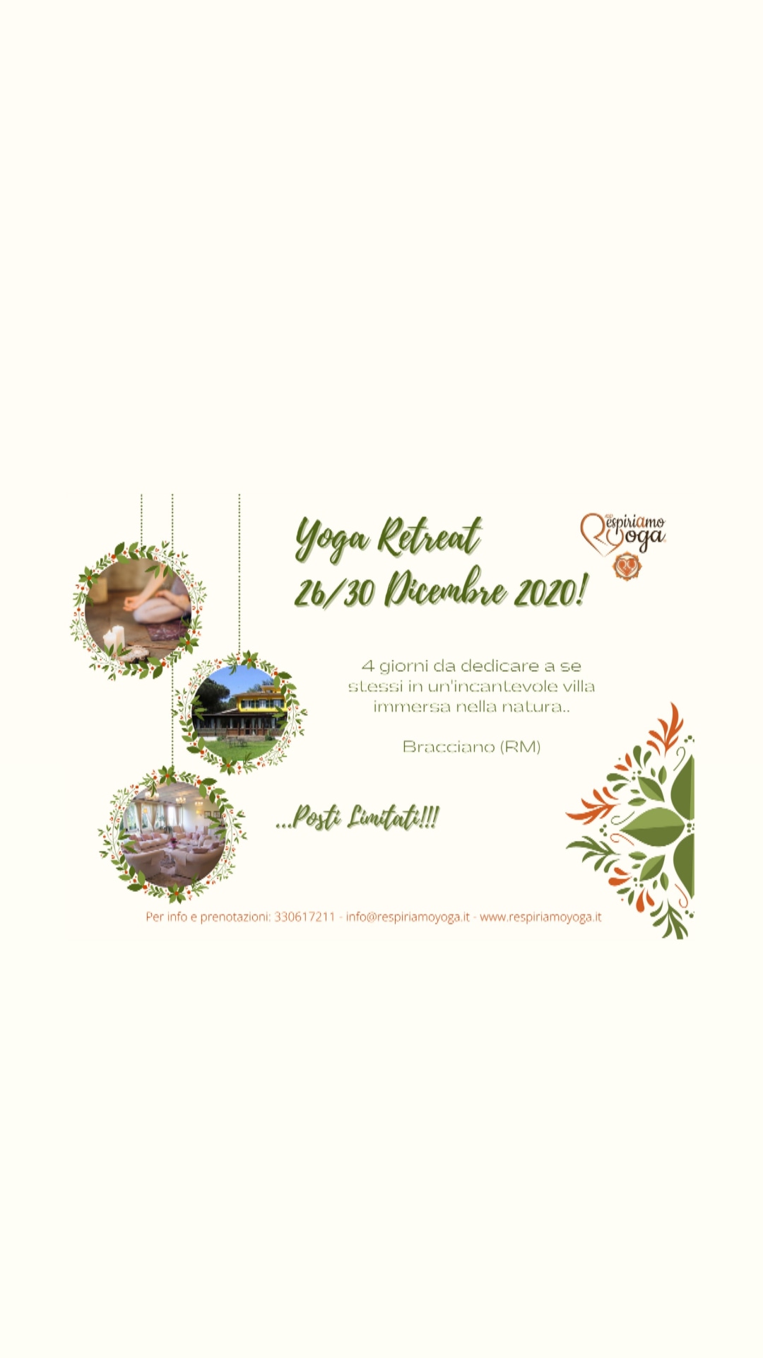 Yoga Retreat – Dicembre 2020